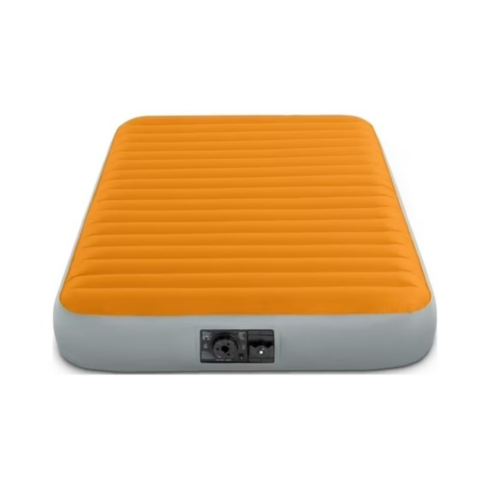 Intex‎ 8in Twin Super-Tough Air Mattress Bed with Built-In Battery Pump